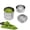 1 SET, variant on Matcha Powder Sifter and Storage Tin Set, Stainless Steel Matcha Shaker Canisters with Agitator Rings, Tea Powder Organizer for Matcha Latte, Kitchen, Tea Bar and Coffee Station