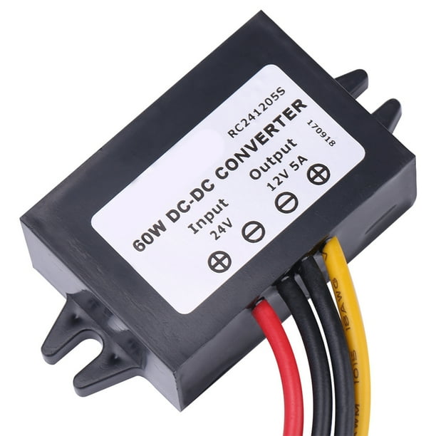 Módulo Regulador DC-DC 12V/24V A 12V 5A - IP67 Impermeable, Encapsulado En Resina Epoxi