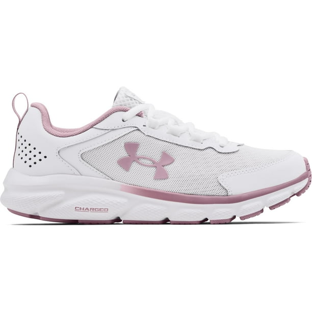 Zapatillas Under Armour Charged Assert 9 para Mujer Blanco/Malva Talla 6US
