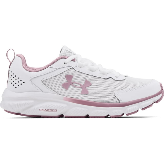 Zapatillas Under Armour Charged Assert 9 para Mujer Blanco/Malva Talla 6US