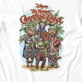 thumbnail image 3 of Disney The Muppets Christmas Carol Group Shot Drawing Men's T-Shirt (White, S-XXXL), 3 of 4
