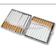 thumbnail image 3 of Caja de tabaco de cuero metálico/caja de cigarrillos/contenedor de tabaco brillar Hogar, 3 of 5