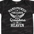 thumbnail image 4 of Inktastic Handpicked for Earth by My Grandma in Heaven Angel Wings Boys or Girls Baby Bodysuit, 4 of 5