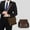 Brown, variant on Men's Messenger Bag, Crossbody Shoulder Bag, Street Fashion Casual, Multiple Compartments, Durable Polyurethane, Work Travel Everyday Carry, Organizational