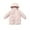 Pink, variant on Ruyang Kids Winter Puffer Coat Baby Boys Girls Padded Warm Quilted Down Parka Lightweight Mock Neck Zip Up Hooded Jacket