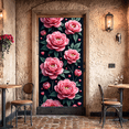 thumbnail image 4 of LUUFILx Pink Flower Banner Backdrop Floral Decoration for Party Supplies Wedding Events Photography Background Valentine's Day Decors Celebration Decor, 4 of 7