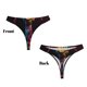 thumbnail image 3 of Fotbe Neon Psychedelic Giraffe Tanga Sin Costuras para Mujer con Estampado – Panties Invisibles, Transpirables y Cómodos para Uso Diario-3X-Large, 3 of 6