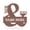 Rust, variant on RealSteel Mr & Mrs Monogram – Personalized Metal Name Sign (GOLD-20x20)