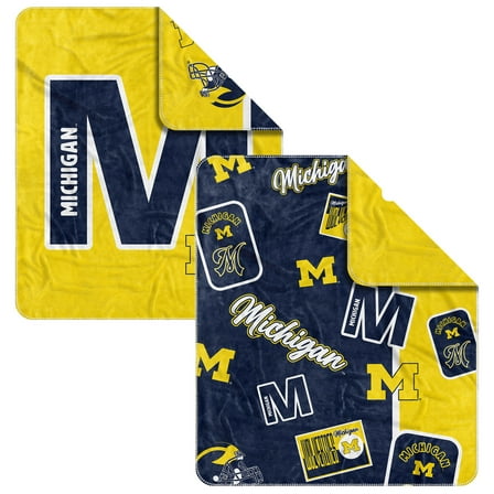 Michigan Wolverines 50- x 60- Dream Weave Throw Blanket