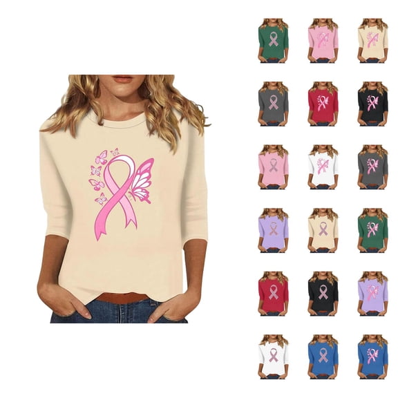 Stylish Casual Printed 3/4 Sleeve Top For – Half Sleeve T Shirt With Eye Catching Graphic For Everyday Wear