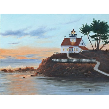 Pt Lighthouse - Battery Pt Lighthouse Poster Print by Julie Peterson