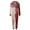 Brick Red, variant on Family Halloween Dress Fashion Casual Print Hooded Zipper Jumpsuit Pajamas Matching Outfits for Parents and Kids Comfortable Home Wear