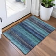 thumbnail image 4 of Dalyn Rugs Machine Washable Indoor/Outdoor Chantille ACN2093 Teal 1'8" x 2'6" Rug, 4 of 7