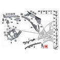 thumbnail image 4 of 1 Pair Auto Accessories Engine Bulkhead Cover Partition Bay 51757171791 51757171792 Replacement Part Easy Installation, 4 of 4