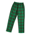 thumbnail image 5 of Christmas Pajamas for Family, Long Sleeve Dinosaur Letter Print Tops + Plaid Pants Set, 5 of 8