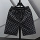 thumbnail image 1 of Pantalones Cortos De Hombre Flocado Recortados De Playa De Los Hombres Estilo De La Calle Casualespangjing, 1 of 4