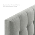thumbnail image 5 of Modern Fabric Queen Tufted Panel Headboard in Gray, 5 of 6