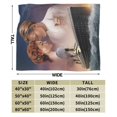 thumbnail image 3 of Titanic Blanket, Anime Throw Blanket For Bed Sofa Couch, Super Soft Flannel Blanket For Bedroom Livingroom, 40"X30", 3 of 9