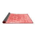 thumbnail image 2 of Ahgly Company Indoor Square Abstract Red Contemporary Area Rugs, 4' Square, 2 of 4