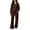 Brown, variant on 2 Piece Sets for Women Fall Outfits Loose Sweatshirt Wide Leg Sweatpants Matching Set Tracksuit Long Sleeve Half Zip Sweatsuit Matching Set
