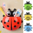thumbnail image 2 of 1PC Ladybug Animal insecto cepillo de dientes titular de dibujos animados cepillo de dientes titular ventosa cepillo de dientes titularCCN Deng Xun unisex, 2 of 2