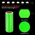 thumbnail image 3 of Uxcell Reflective Tape, 2 Roll 6" x 10 FT Waterproof Adhesive Warning Safety Tape, Green, 3 of 6