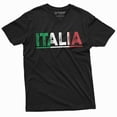 thumbnail image 3 of Italia T-Shirt Italy Flag Coat Of Arms Tee Shirt Repubblica Italiana Italian Heritage Tee (Large Grey), 3 of 6