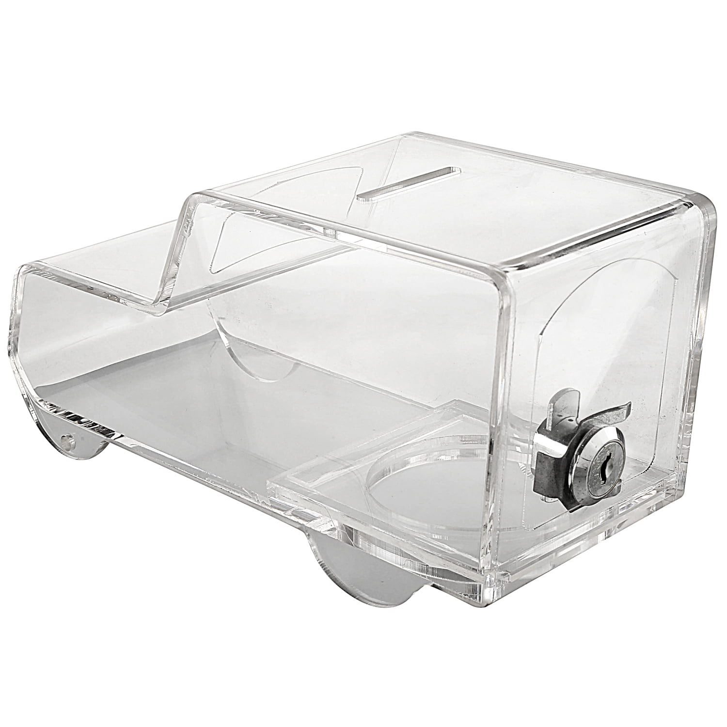 Collection Box Clear Collection Box Ambulance//Truck Acrylic Box MCB Tip Container Charity Box