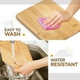 thumbnail image 3 of Bamboo Cutting Boards for Kitchen [Set of 3] Wood Cutting Board for Chopping Meat, Vegetables, Fruits, Cheese, Knife Friendly Serving Tray with Handles, 3 of 8
