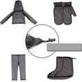 thumbnail image 3 of ZHAOCHENG Conjunto repelente de mosquitos de 4 piezas: chaqueta ligera antimosquitos, capucha cortavientos y pantalón largo de malla para hombre y mujer, a prueba de insectos, moscas y mosquitos para, 3 of 5