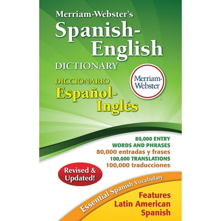Merriam-Webster Spanish English Dictionary MW-2659