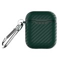 thumbnail image 1 of Estuche para auriculares Reemplazo del protector de silicona para auriculares Bluetooth de fibra de carbono para Airpods 1/2, verde oscuro Inevent EL001778-05, 1 of 7