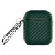 thumbnail image 1 of Estuche para auriculares Reemplazo del protector de silicona para auriculares Bluetooth de fibra de carbono para Airpods 1/2, verde oscuro Methold EL001778-05, 1 of 2