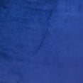 thumbnail image 3 of Blue Navy and Gray Reversible Velvet Throw Pillow, 3 of 9