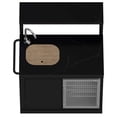 thumbnail image 4 of Forno All’Aperto 99,600 BTU Outdoor Kitchen, 5 Burners, Infrared Burners, Side Burner, Black Sintered Stone Countertops, Gas Pizza Oven, Sink Module, Bar & Beverage Center, 4 of 19