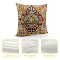 thumbnail image 4 of Nawypu Persian Pillow Cover Orange Blue Boho Throw Pillow Cover Vintage Ethnic Decorative Pillow Cases Home Outdoor Square Pillowcase, 4 of 5