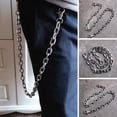 thumbnail image 4 of Men Women Silver Metal Wallet Chain Jeans Biker Rocker Links Biker B8L6, 4 of 9