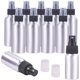 thumbnail image 1 of Paquete de 10 botellas de aluminio con atomizador de niebla fina de 120 ml (4 oz) y atomizadores recargables de metal. Botellas vacías con atomizador., 1 of 8