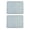 Gray, variant on Silicone Dish Drying Mat, 2 Pack Non-Slip Counter Pad with Wavy Ridges, Quick-Dry Heat-Resistant Mat, Dishwasher Safe for Kitche 11.81" x 15.75"