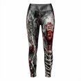thumbnail image 5 of Halloween Leggings for Women Elastic High Waist Spooky Print Lifting Tights Pants Workout Yoga Pants, 5 of 5