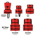 thumbnail image 2 of Onyx General Purpose Life Jacket, Youth, Red, 2 of 2