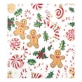 thumbnail image 3 of Haosy Dishwasher Magnet Cover Magnetic Fridge Door Cover Home Kitchen Decor Gingerbread Men Holly Leaves 23"x 26", 3 of 6