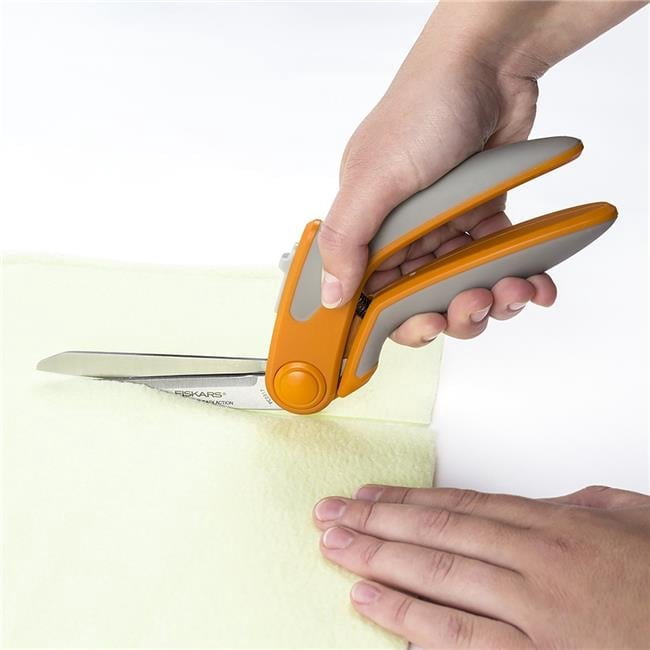 Fiskars Stoffschere RazorEdge 20,3 Cm – Scharf, Ergonomisch, Für Jeans, Leder & Mehrere Stofflagen