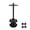 Black, variant on CEORPER Fishing Poles Holder for Garage up to 16Rods 360 Degree Rotating Rod Holder