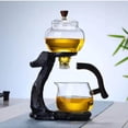 thumbnail image 1 of xinxixnxx Automatic Tea Set Drip Pot Infuser Tea Coffee Pot for Home Tea Coffee Make, 1 of 9