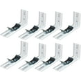 thumbnail image 2 of Hltser Support Vertical en Forme de L pour Store 8 Pcs 3 Pouces Support de Montage pour Rideaux Extension de Store avec Rail de Tête Largeur 1-1/2, (38mm) Clips de Support, 2 of 5