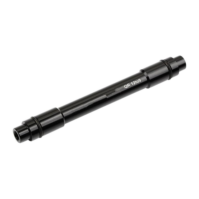 Adaptador de eje pasante para bicicleta a aleación de aluminio de liberación rápida con anillos de goma resistentes 12 mm a 9 mm Cola Adaptador de eje pasante