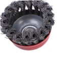thumbnail image 3 of CRAFTHROU 6Pcs Coarse Knotted Wire Cup Brush Set for Industrial Use 2.76Inch, 3 of 4