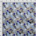 thumbnail image 4 of oneOone Cotton Poplin Twill Light Blue Fabric Abstract Fabric For Sewing Printed Craft Fabric By The Yard 56 Inch Wide, 4 of 4