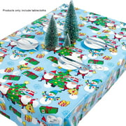 Printed Tablecloth Christmas Decoration Disposable Tablecloth DIY Table Cloth